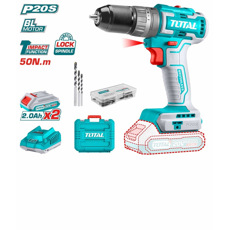 TIDLI20508 Li-ion Brushless Impact Drill