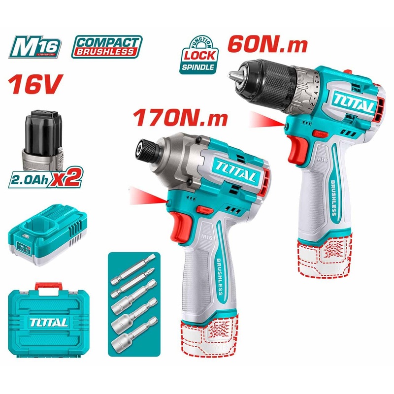 TOSLI240968 Li-ion 2 Pcs Combo Kit