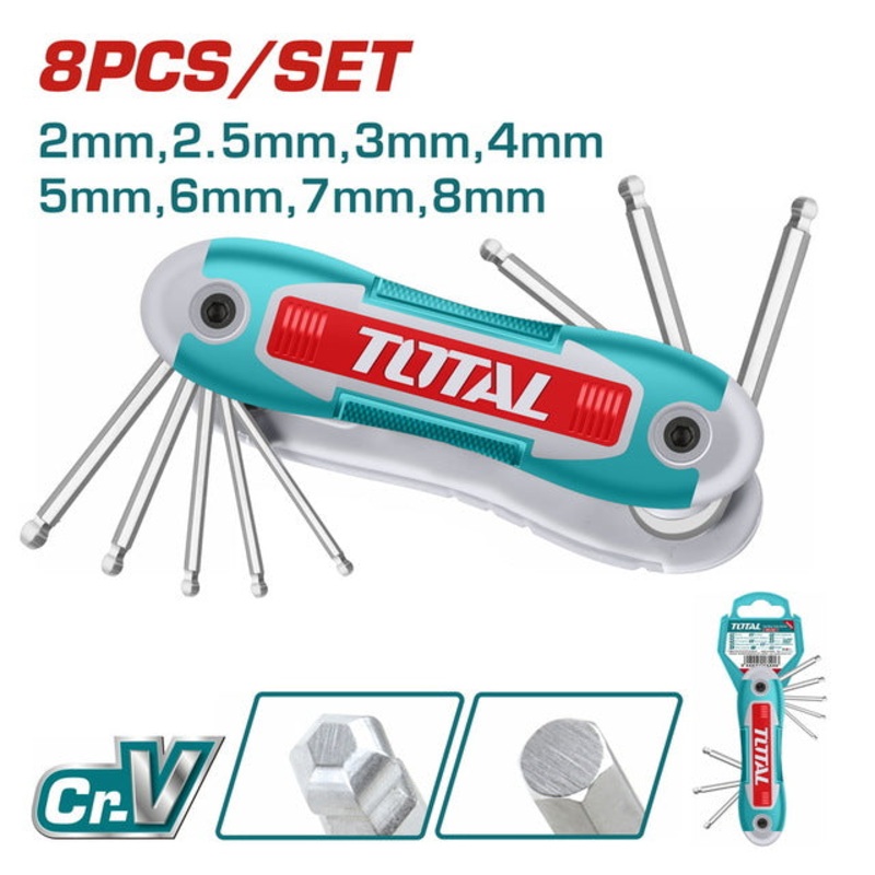 TOTAL HEX KEY 8PCS (THT1061836)