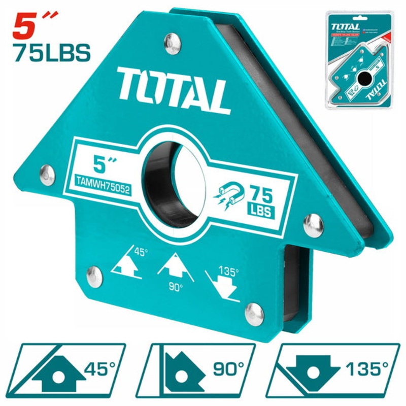 TOTAL MAGNETIC WELDING HOLDER 5" (TAMWH75052)