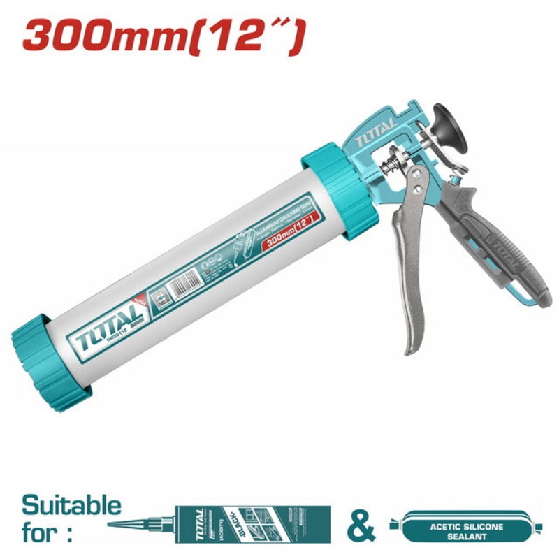 TOTAL ALUMINIUM CAULKING GUN 12" (THT20112)