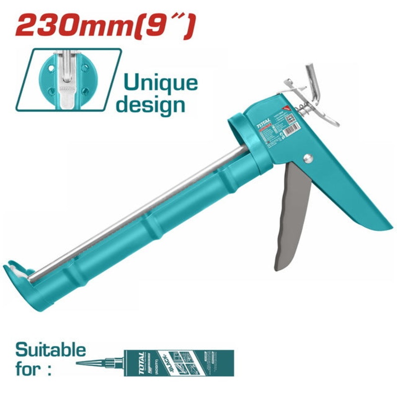 TOTAL CAULKING GUN 9" (THT21809)