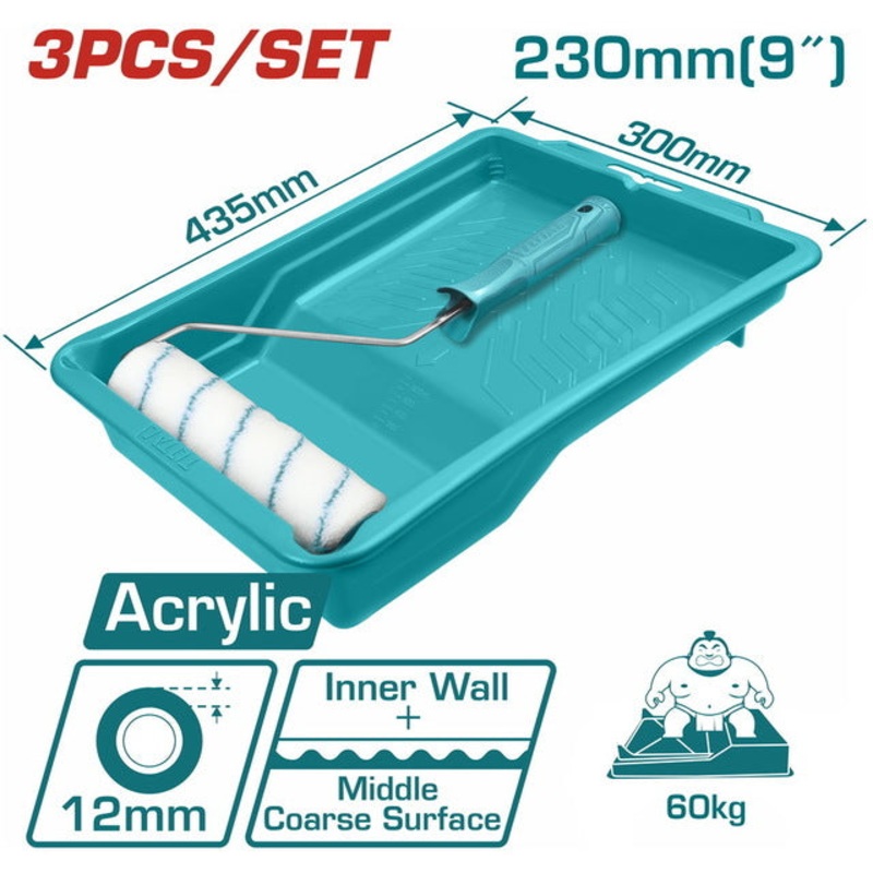 TOTAL CYLINDER BRUSH 3 in 1 SET (THT81122301)