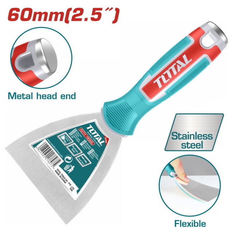 TOTAL PUTTY TROWEL 60mm (THT83606)
