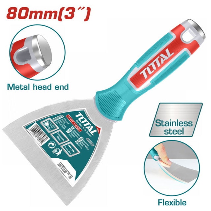 TOTAL PUTTY TROWEL 80mm (THT83806)
