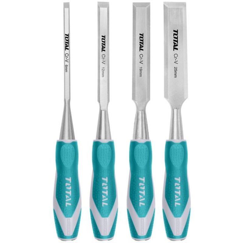 TOTAL WOOD CHISEL SET 4PCS (THT41K0401)