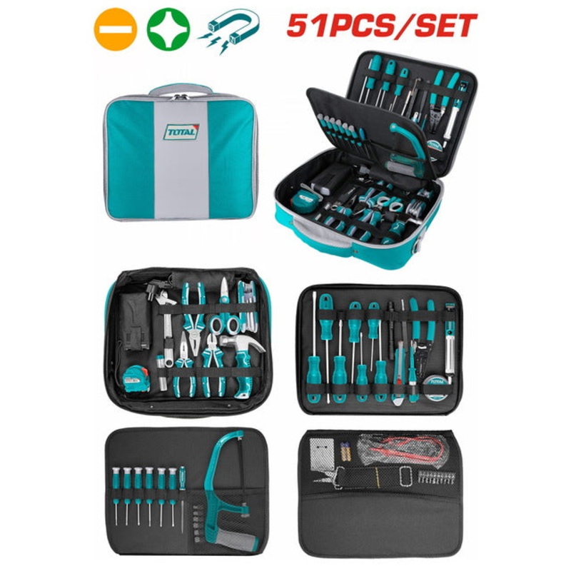 TOTAL 51PCS TELECOM TOOLS SET (TKTTSK0512)