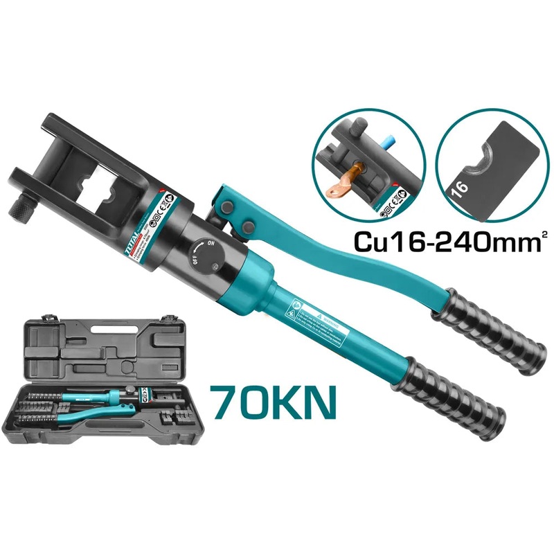 TOTAL HYDRAULIC CRIMPING TOOL Cu 16-240mm2 (THCT0240)