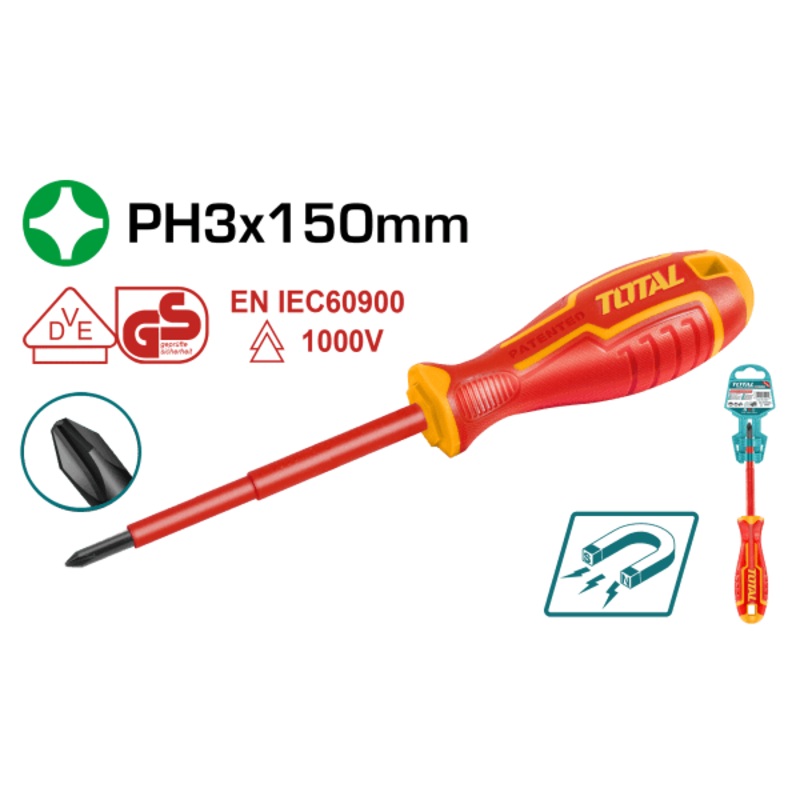 Total Insulated Screwdriver  THTISPH3150