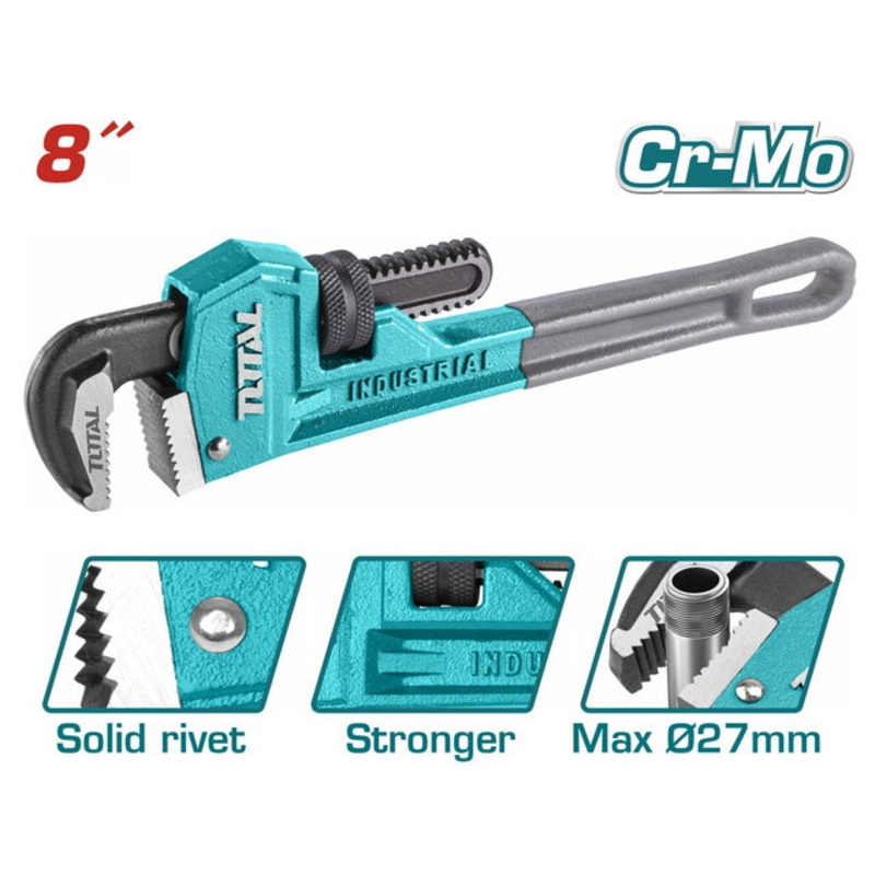 TOTAL Pipe Wrench 8" / 200mm