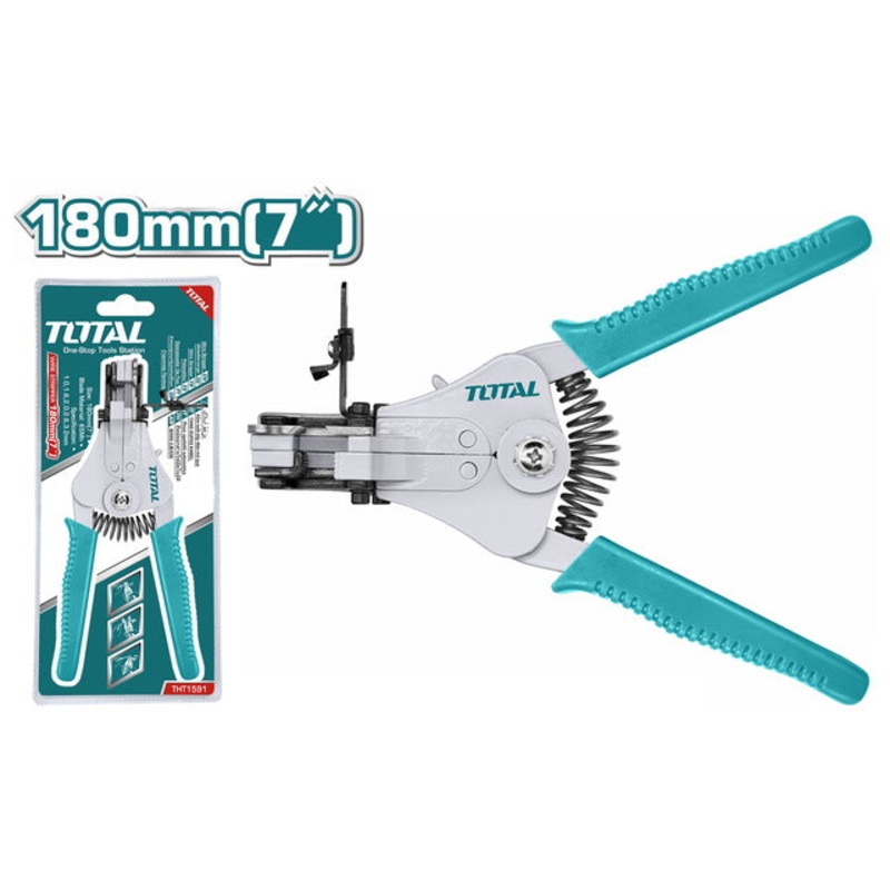 TOTAL WIRE STRIPPER 180mm (THT1591)