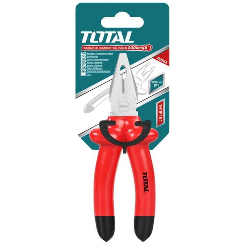 TOTAL COMBINATION PLIER 1000V 200mm (THTIP181) - from Total