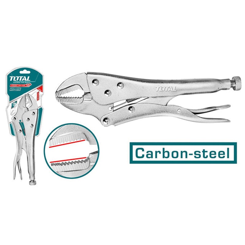 TOTAL THT191002 Straight Jaw Lock Pliers 10"