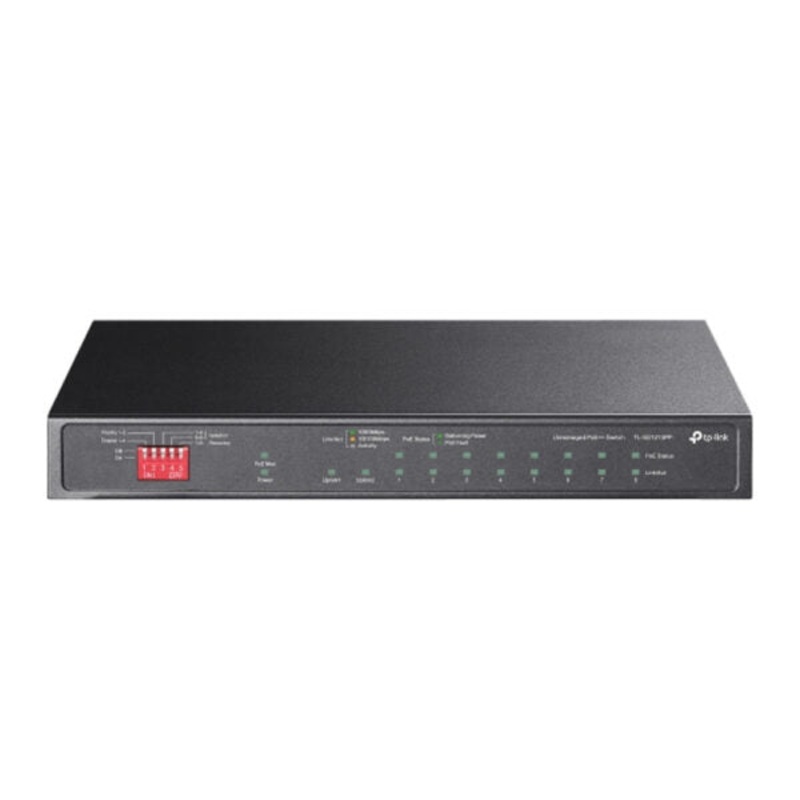 TP-Link 10-Port Gigabit Desktop Switch with 6-Port PoE and 2-Port PoE