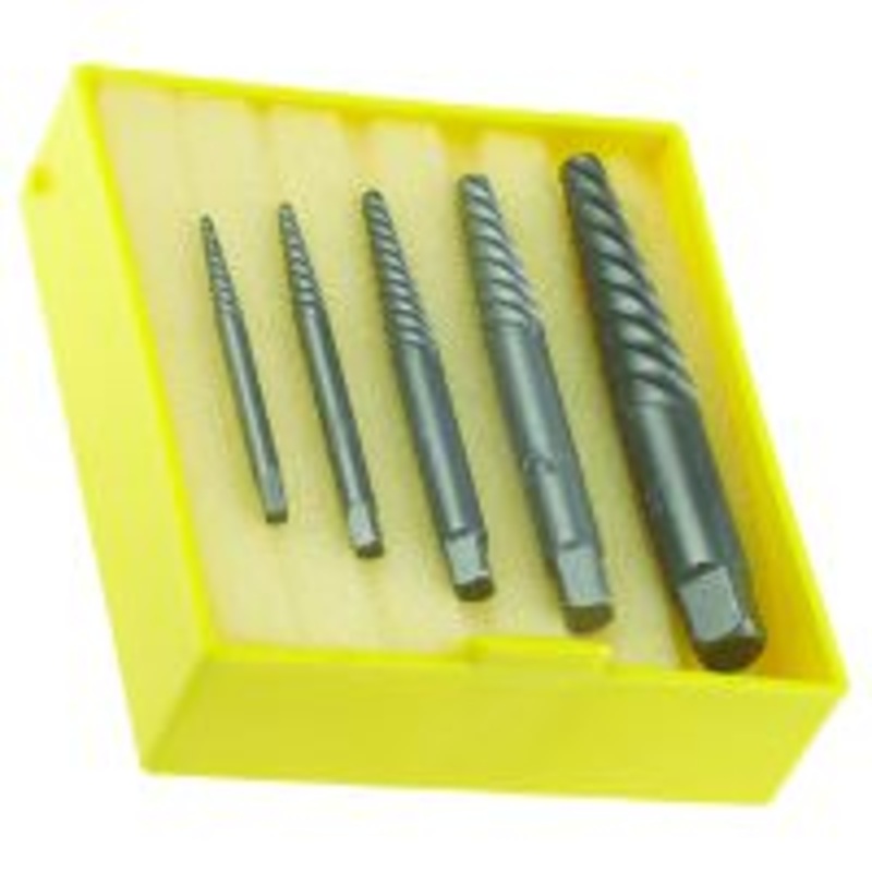 5 PC SCREW/STUD EXTRACTOR SET