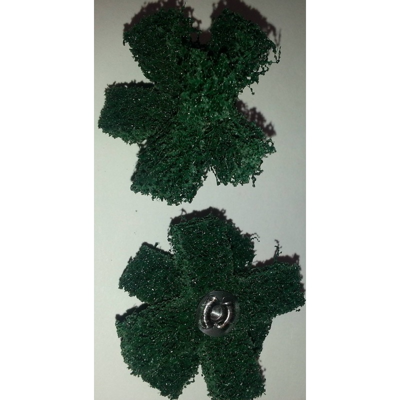 2 x 1/2 HS Coarse Cross Buff, 25 Box Qty