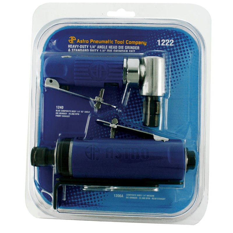1/4" DIE GRINDER COMBO KIT    (right angle & straight)