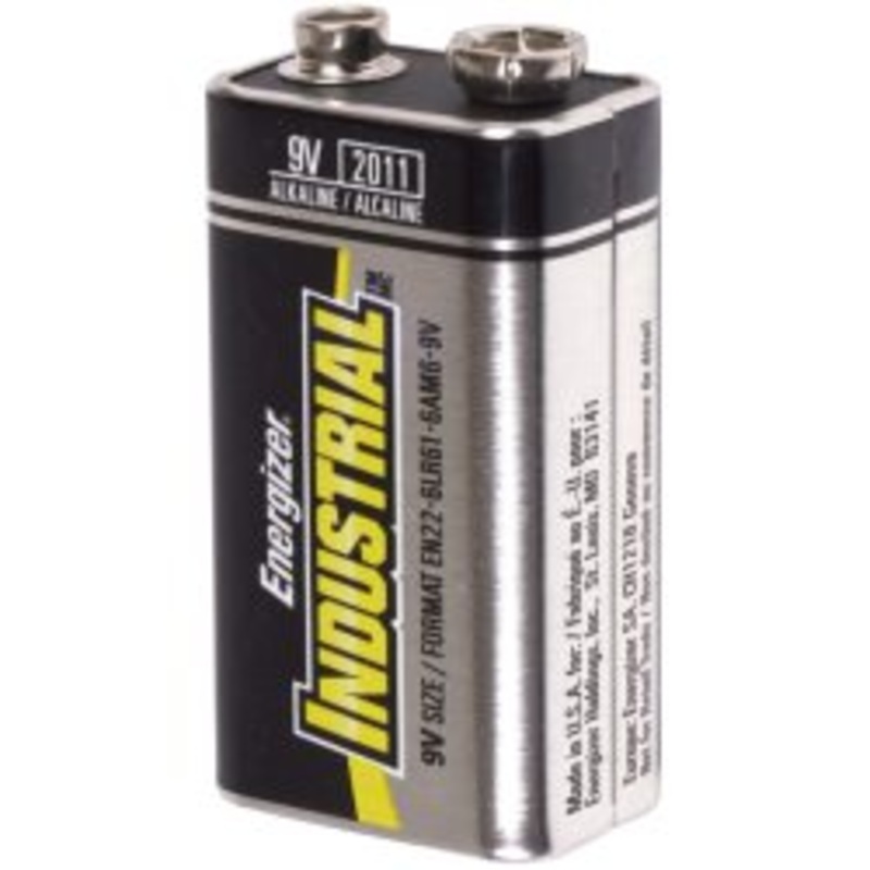 9V BATTERY ALKALINE EN22, 12 Box Qty