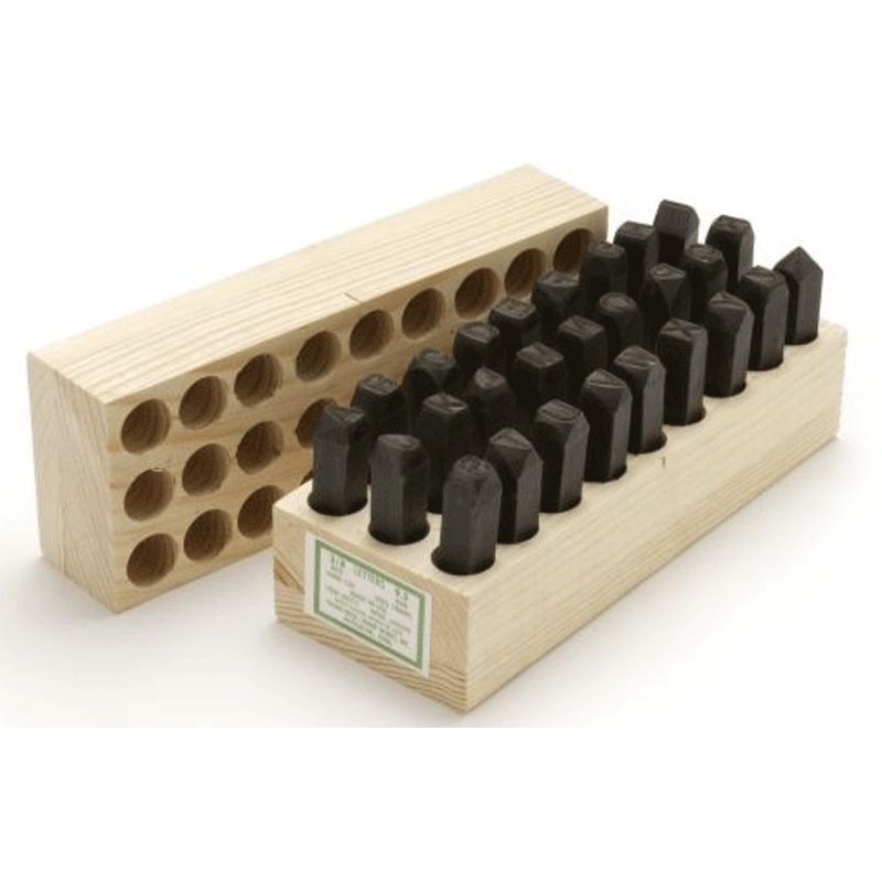 1/16 Size LETTER STAMP SET A-ZHand Cut