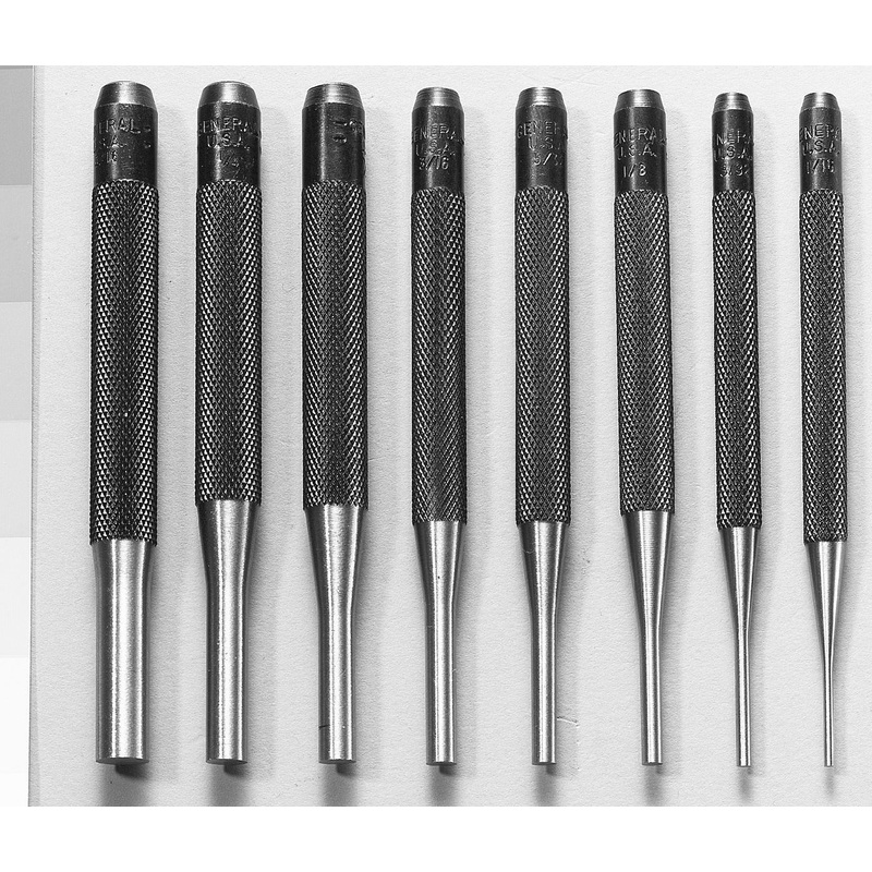 DRIVE PUNCH SET 4"OAL 8PCS.   SPC75