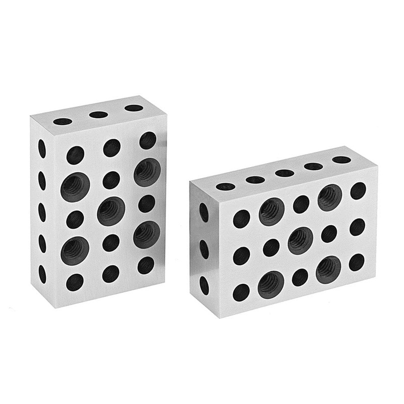 1-2-3 BLOCK SET with (5)      3/8-16 tapped holes