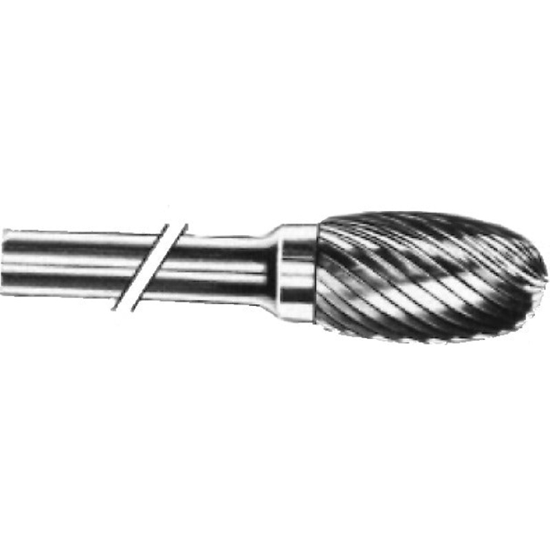 1/4 D/C OVAL BUR 6" OAL