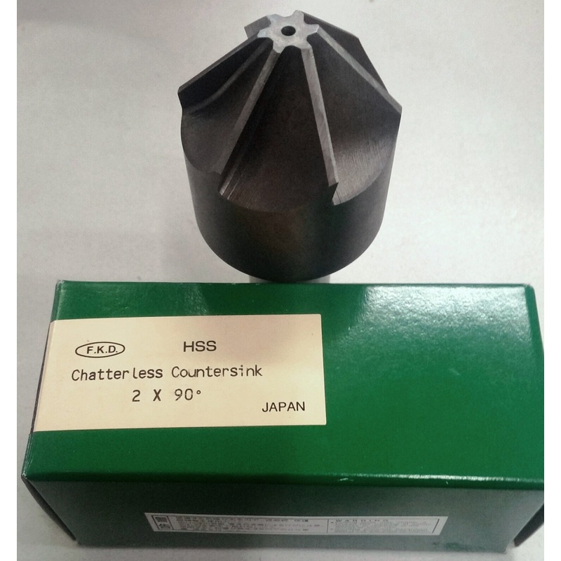 2"-90 6 flute chatterless countersink FKD