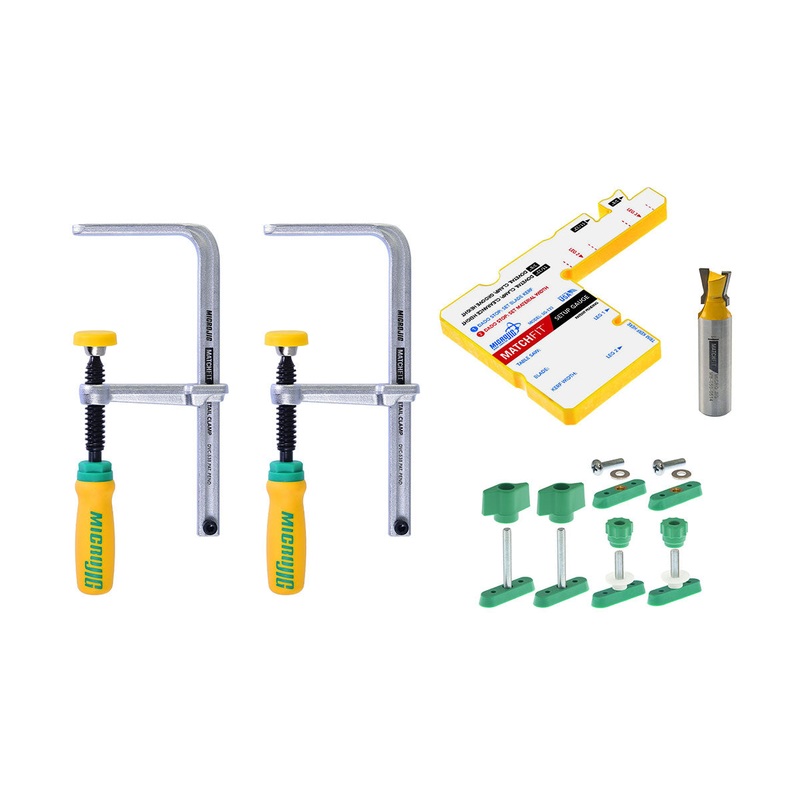 Microjig Matchfit Dovetail Clamp Pro Set DVC-1177K2