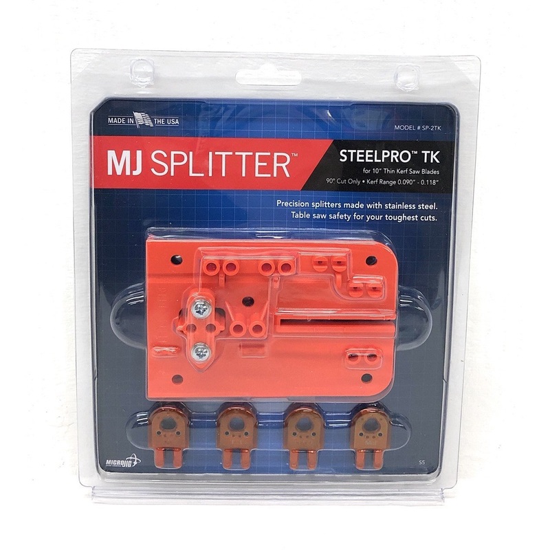 Microjig Microjig Splitter Steelpro Set Thin Kerf SP-2TK