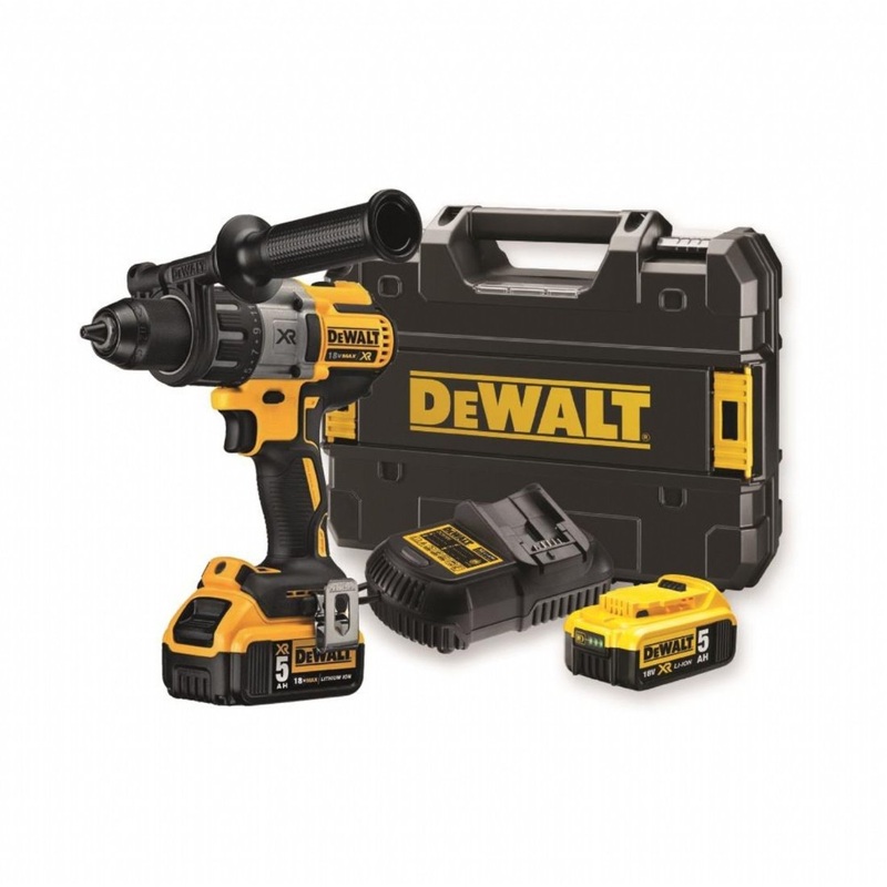 Dewalt 18V Brushless Hammer Drill Kit 5.0ah DCD996P2-ZA