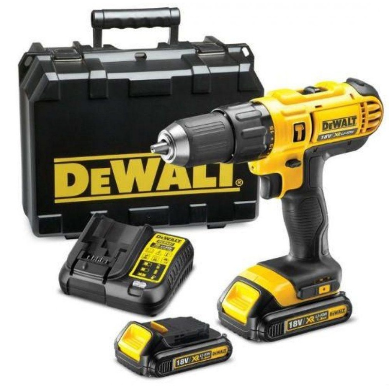 Dewalt 18V Hammer Drill +2X 1.5Ah Batt DCD776S2-ZA