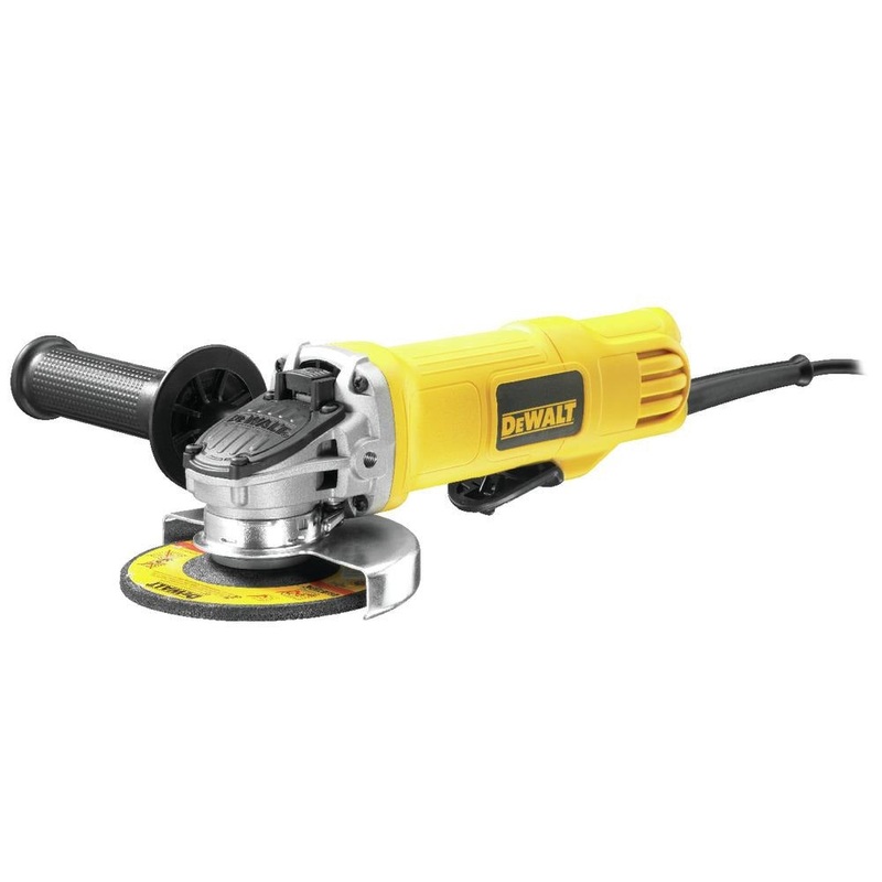 Dewalt 900W 115Mm Paddle Switch Small Angle Grinder DWE4120