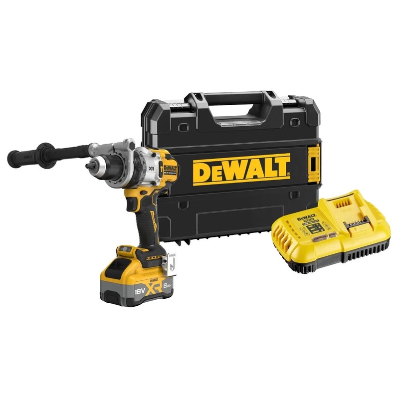 Dewalt 18V Brushless Hammer Drill Driver 8Ah DCD1007WW1T-QW