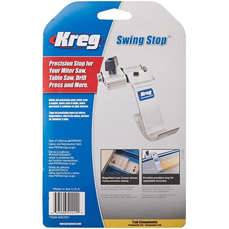 Kreg Standard Swing Stop KMS7801