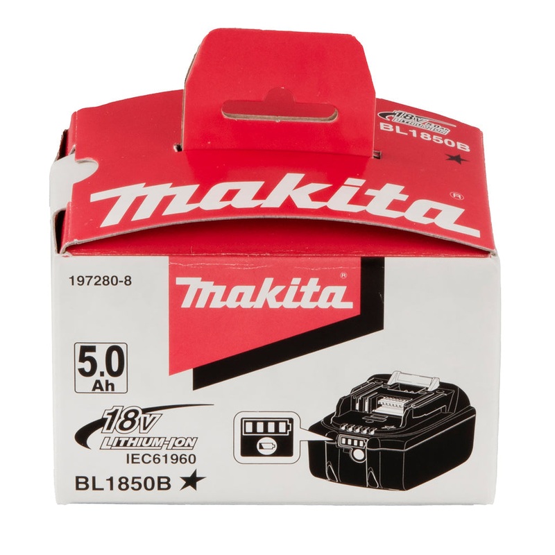 Makita 18V 5.0Ah Lithium Ion Battery BL1850B