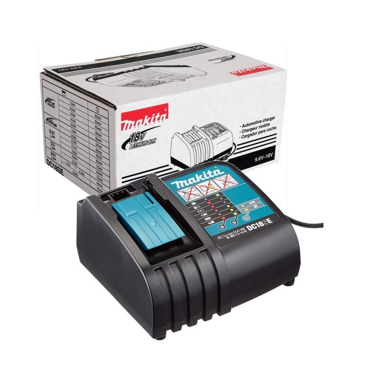 Makita 18v Car Battery Charger Li-Ion DC18SE
