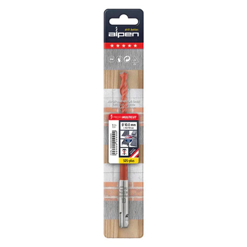 Alpen Profi Multicut SDS+ Drill Bit ( Select Size )