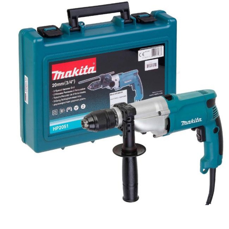 Makita Impact Drill HP2051 Keyless Chuck