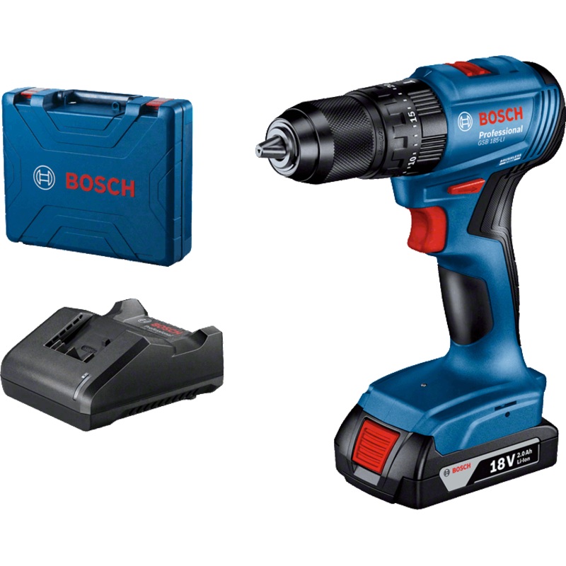Bosch Professional Cordless Drill GSB 185-LI 06019K31K1