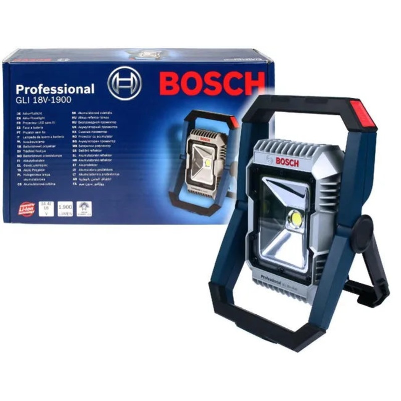 Bosch Professional Cordless Jobsite Light GLI 18V-1900 0601446400