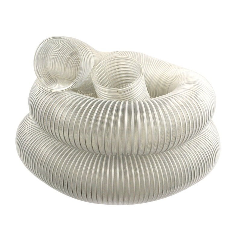 Dust Collection Hose Clear PVC 2-1/2 3m
