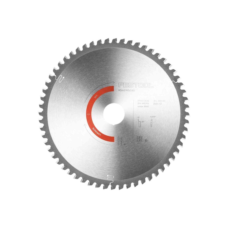 Festool Saw blade LAMINATE/HPL HW 216x2,3x30 WZ/FA60 500123