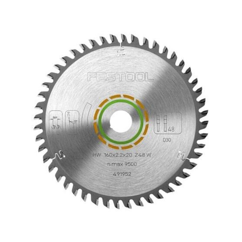 Festool Saw blade WOOD FINE CUT HW 160x2,2x20 W48 491952