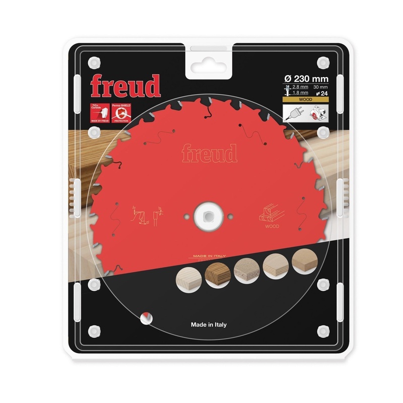 Freud TCT Circular Saw Blade 230MM X 2.8 X 30MM X 24T FR19W001H