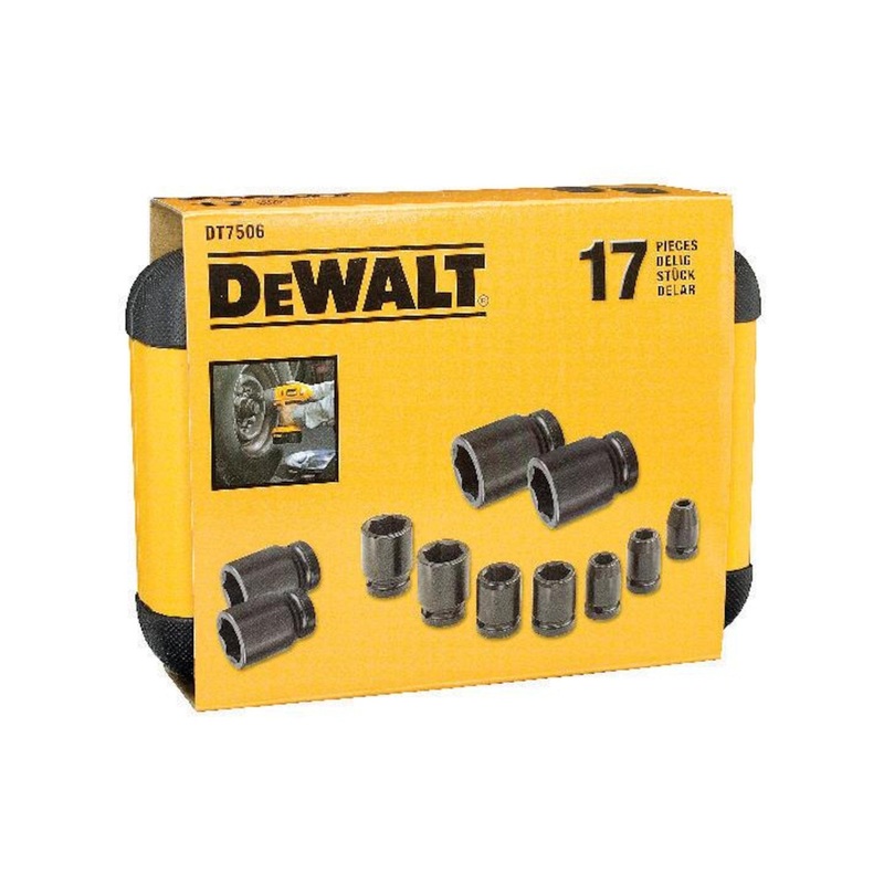 Dewalt Impact Socket Set 17PC DT7506-QZ