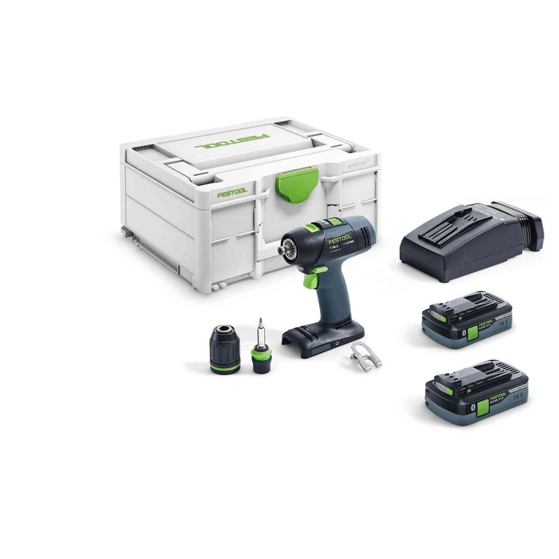 Festool Cordless drill T 18+3 HPC 4,0 I-Plus 576446