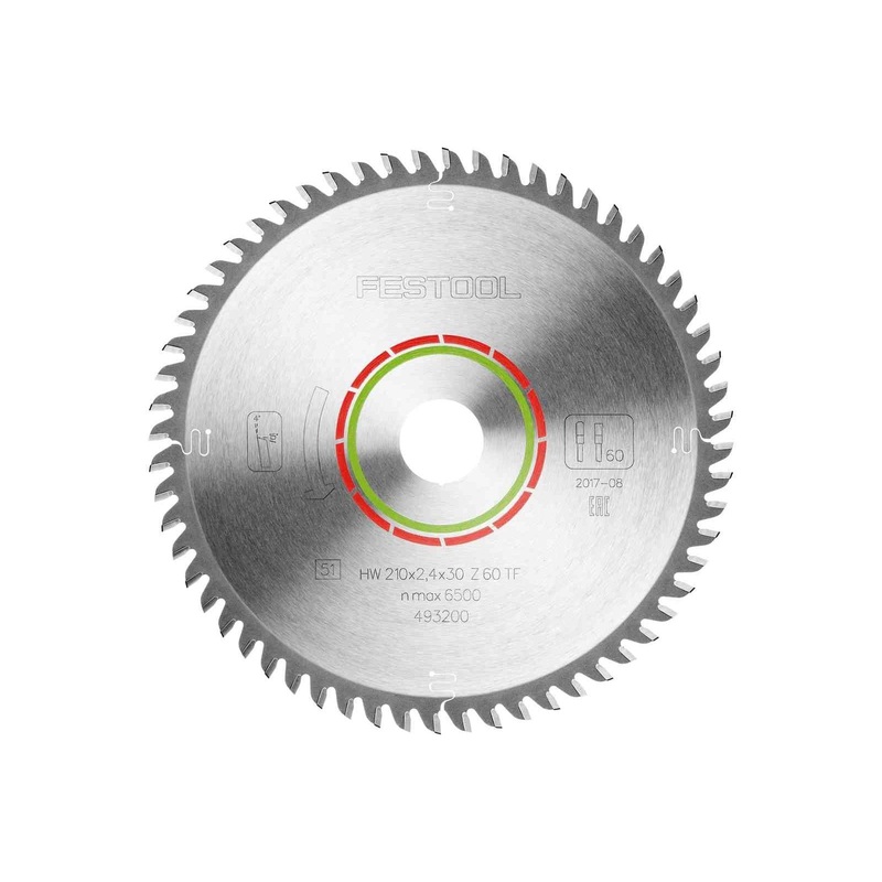 Festool Saw blade LAMINATE/HPL HW 210x2,4x30 TF60 493200