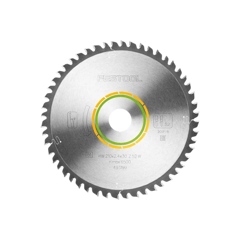 Festool Saw blade WOOD FINE CUT HW 210x2,4x30 W52 493199