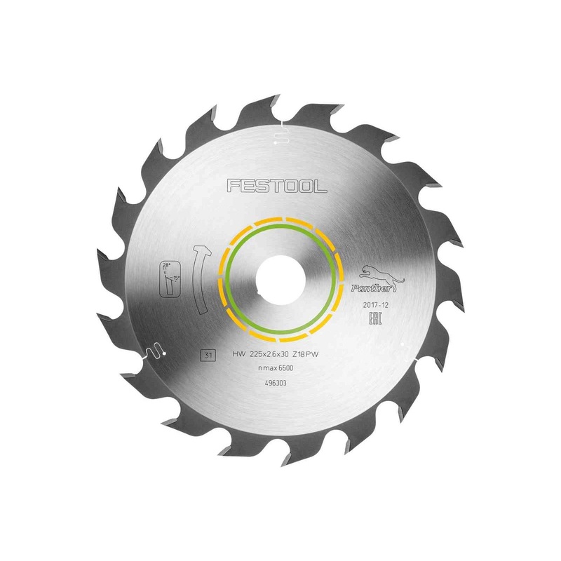 Festool Saw blade WOOD RIP CUT HW 225x2,6x30 PW18 496303