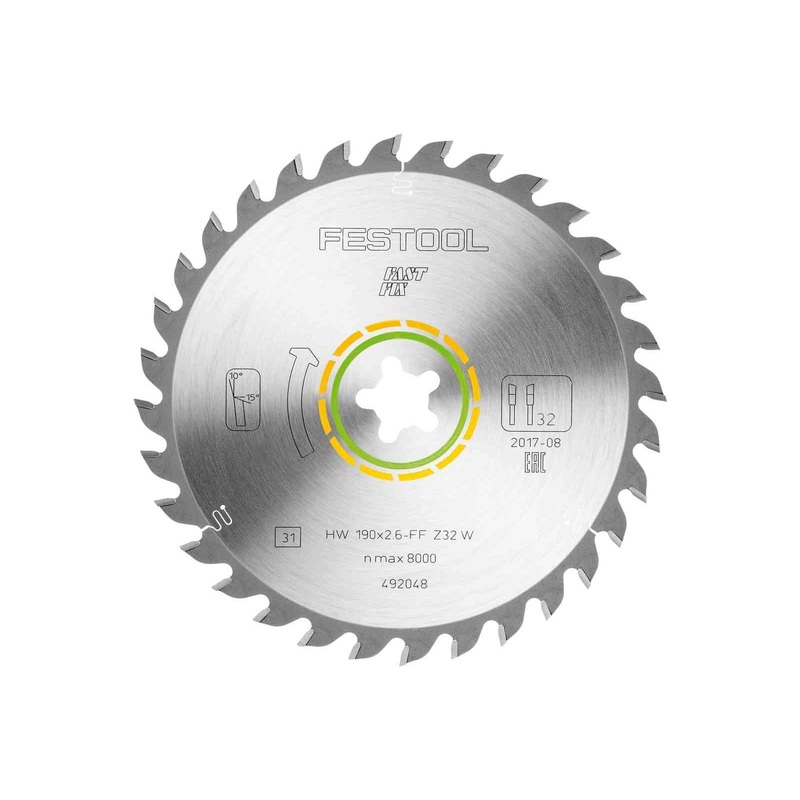 Festool Saw blade WOOD UNIVERSAL HW 190x2,6 FF W32 492048